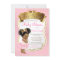 African American Princess Baby Shower Invitations