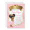 African American Princess Baby Shower Invitations