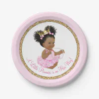 African american deals baby shower tableware