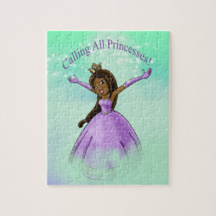 African American Princess Jigsaw Puzzle