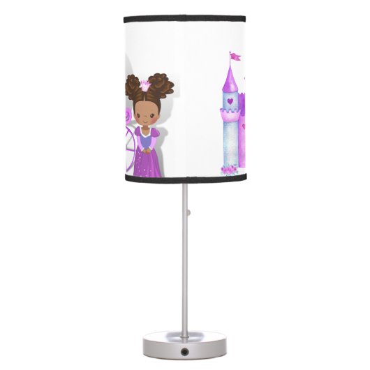 African American Princess Lamp (Back)