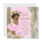 African American Princess Pink Tutu Baby Shower