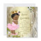 African American Princess Pink Tutu Baby Shower