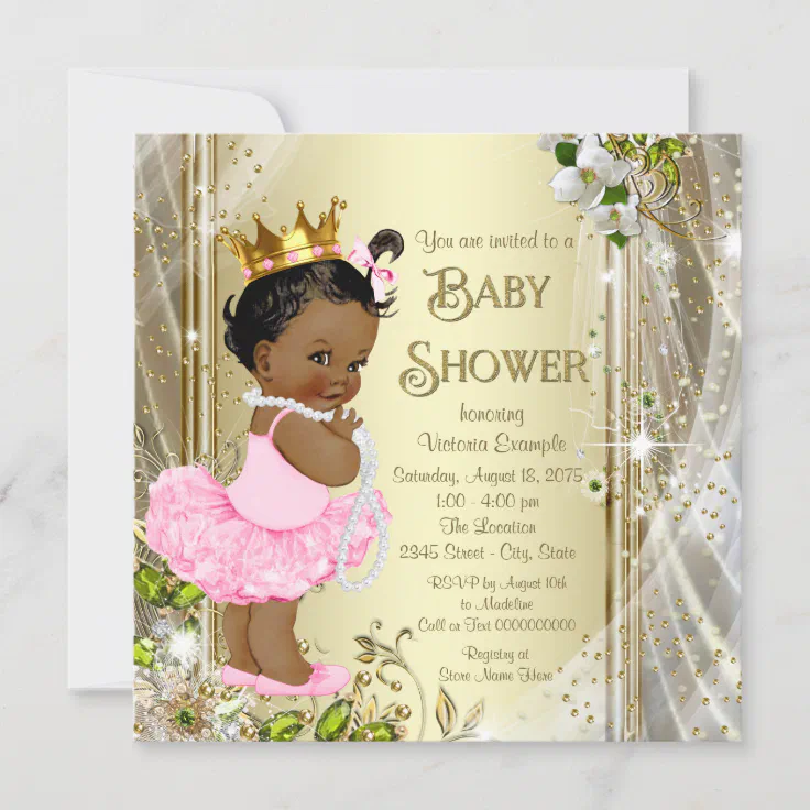 Black Ethnic Greeting Card Age 18 Year Old Girl 