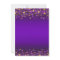 African American Princess Purple Gold Baby Shower