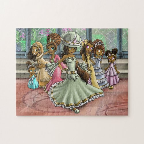 African American Princesses Jigsaw Puzzle