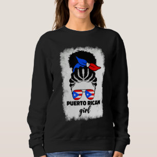 African American Puerto Rican Girl Afro Puerto Ric Sweatshirt