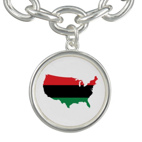 African American _ Red Black  Green Colors Bracelet
