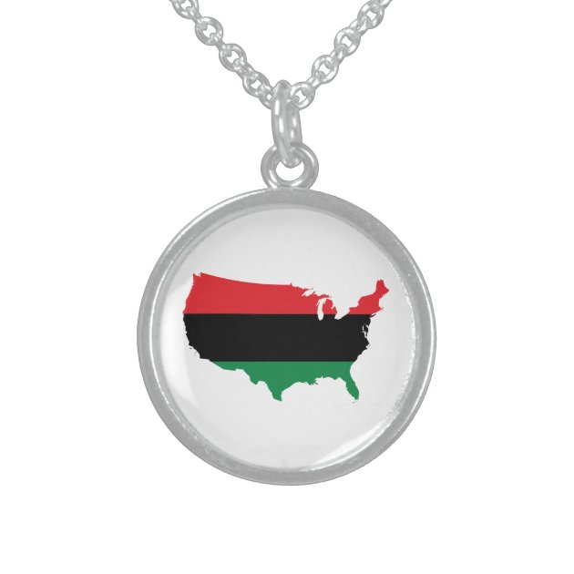 Red black green african necklace clearance