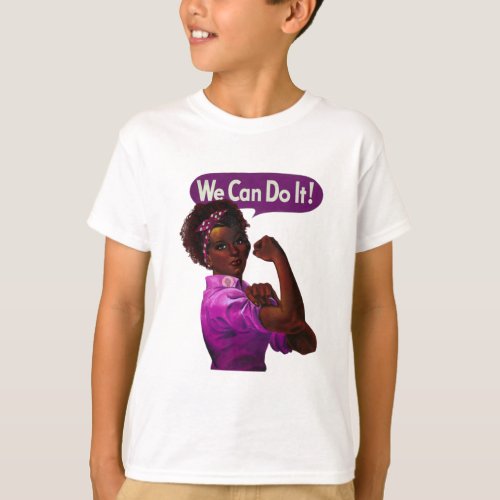 African American Rosie the Riveter Black History T_Shirt