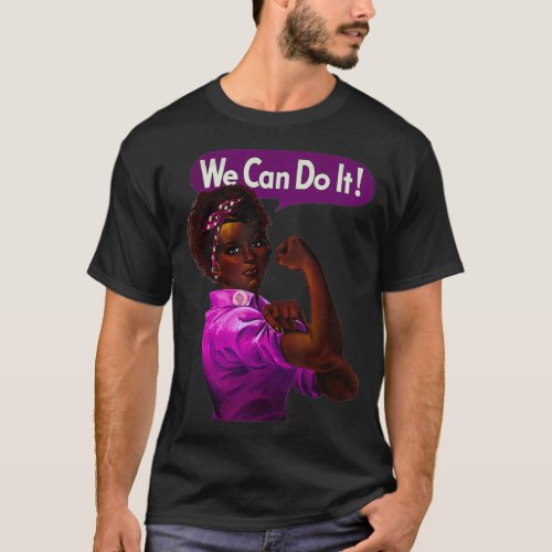 African American Rosie the Riveter Black History _ T_Shirt