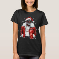 African American Santa Christmas Cool Black Afro K