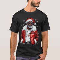 African American Santa Christmas Cool Black Afro K
