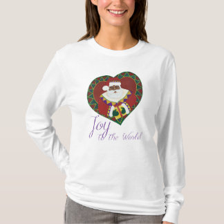 African American Santa Christmas T-Shirt