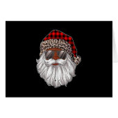 African American Santa Claus Black Christmas Leopa (Front Horizontal)