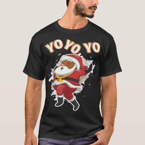 African American Santa Claus Black Santa Christmas T_Shirt