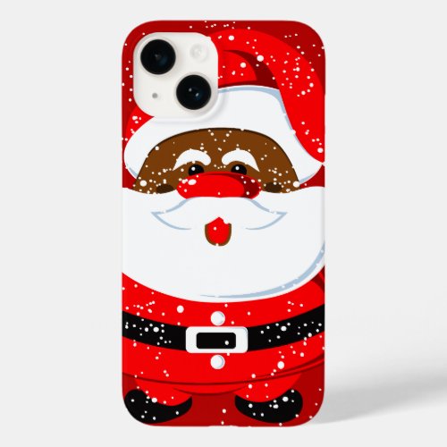 African_American Santa Claus Christmas holiday Case_Mate iPhone 14 Case