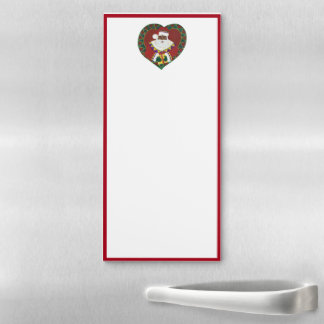 African American Santa Claus Magnetic Notepad