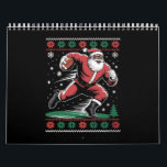 African American Santa Football Ugly Christmas Calendar<br><div class="desc">African American Santa Football Ugly Christmas</div>