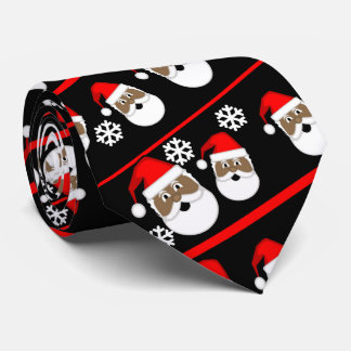 African American Santa Neck Tie