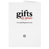 African American Santa Running with Gifts (Back)