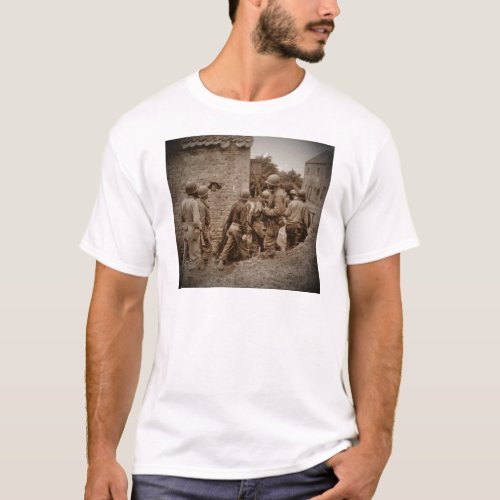 African American Servicemen Clearing Buildings T_Shirt