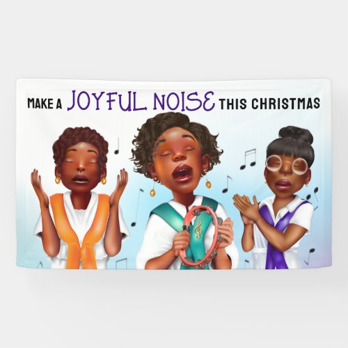 African American Singers Holiday Banner