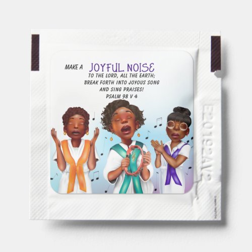 African American Singers Holiday Hand Sanitizer Packet