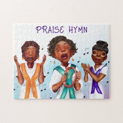 African American Singers Holiday Jigsaw Puzzle
