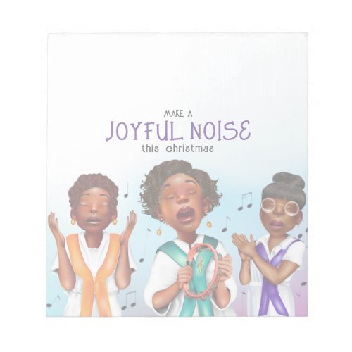 African American Singers Holiday Notepad