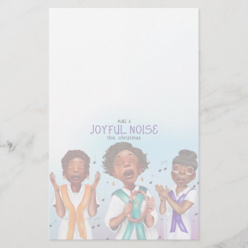 African American Singers Holiday Stationery