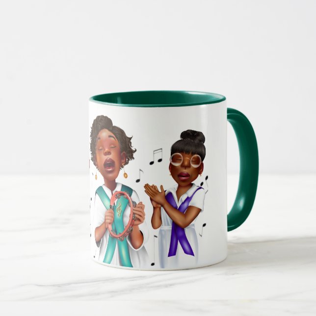 African American Singers Mug (Front Right)