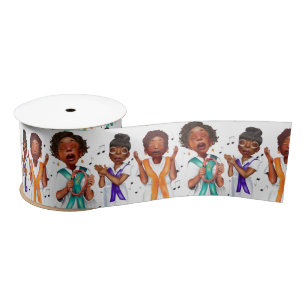African American Singers Satin Ribbon