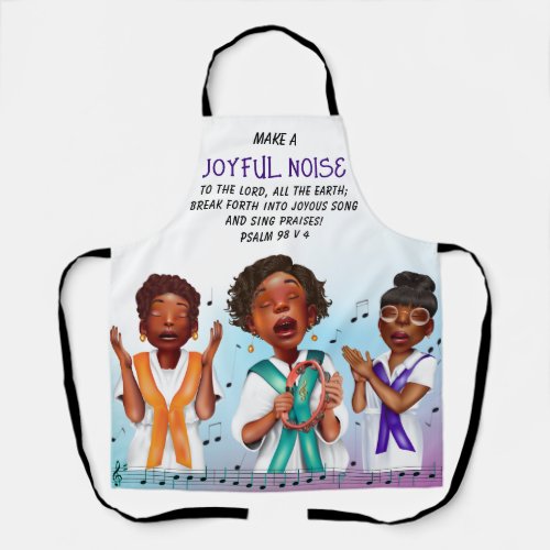 African American Singers Scripture Apron