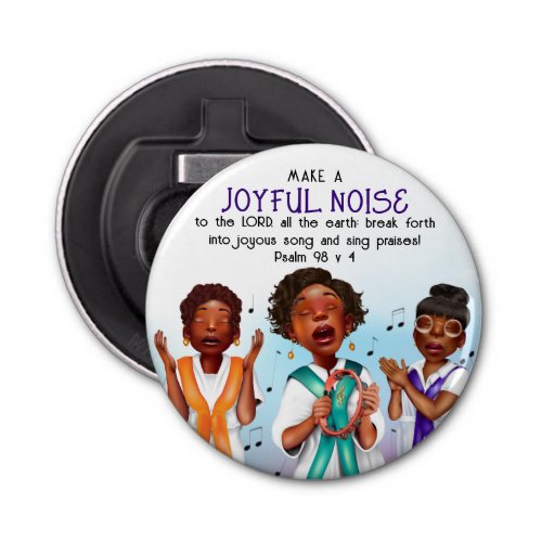 African American Singers Scripture Bottle Opener