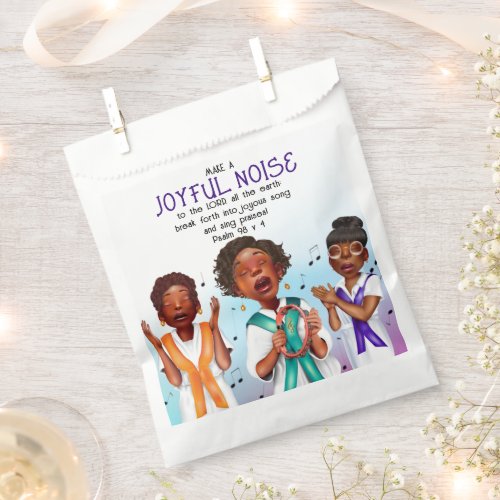 African American Singers Scripture Favor Bag