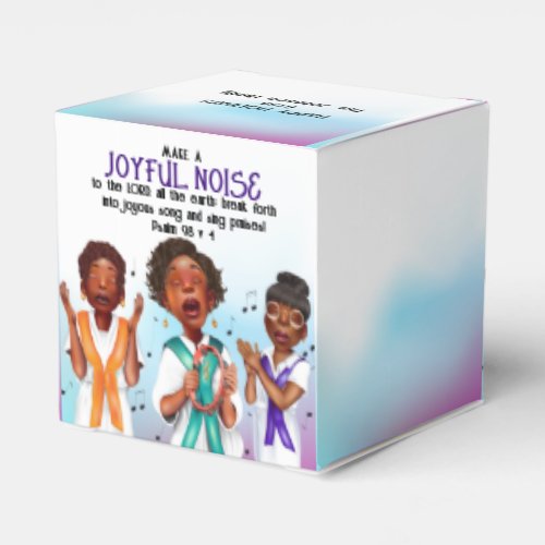 African American Singers Scripture Favor Boxes