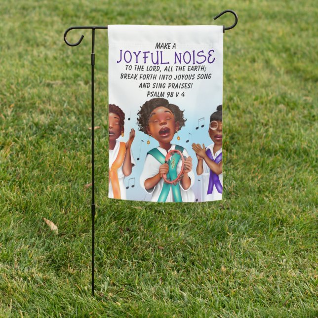 African American Singers Scripture Garden Flag (In SItu)