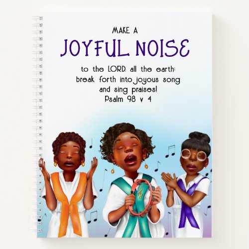 African American Singers Scripture Notebook