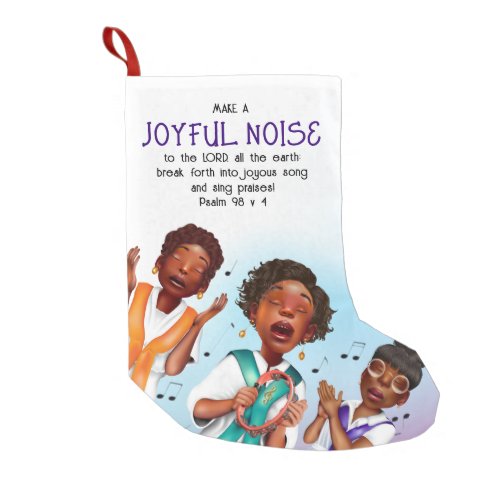 African American Singers Small Christmas Stocking