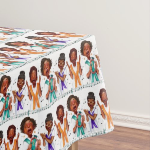 African American Singers Tablecloth