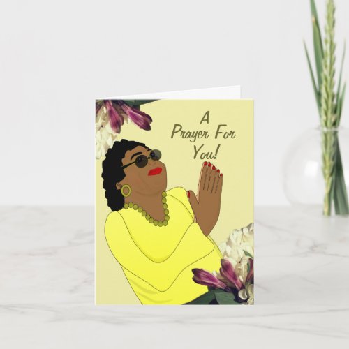 African American Speedy Recovery Get Well Card