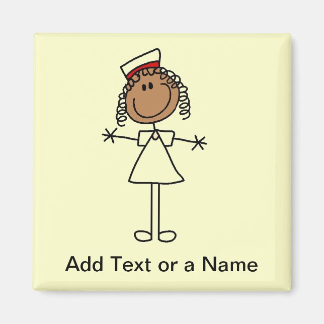 African American Stick Figure Tshirts and Gifts Magnet (Front)