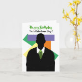 African American Suit & Tie Happy Birthday Guy Card | Zazzle