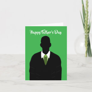 African American Suit & Tie Happy Father's Day Card