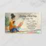 African American Teacher Babysitter Childcare  Business Card