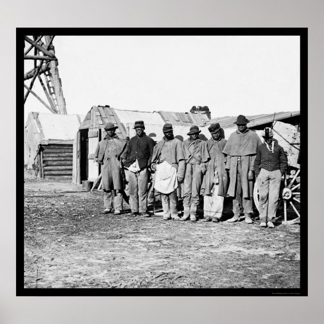 African American Teamsters 1864 Poster (Front)