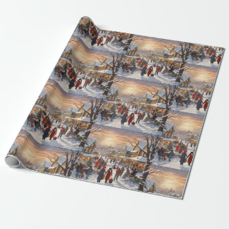African American themed Christmas Wrapping Paper