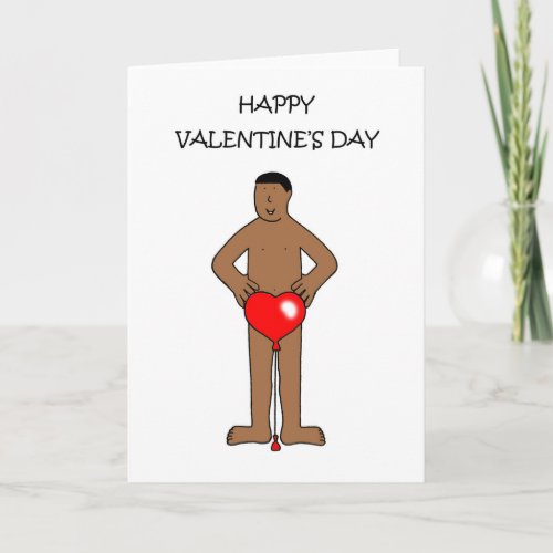 African American Valentine Male Humor Card