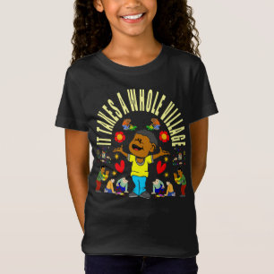 African American village raises Black child T-Shirt